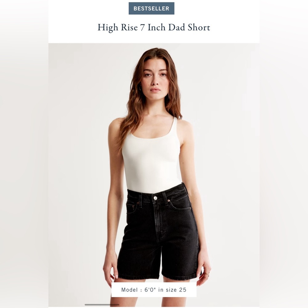 Abercrombie & Fitch 7” Dad Short NWT